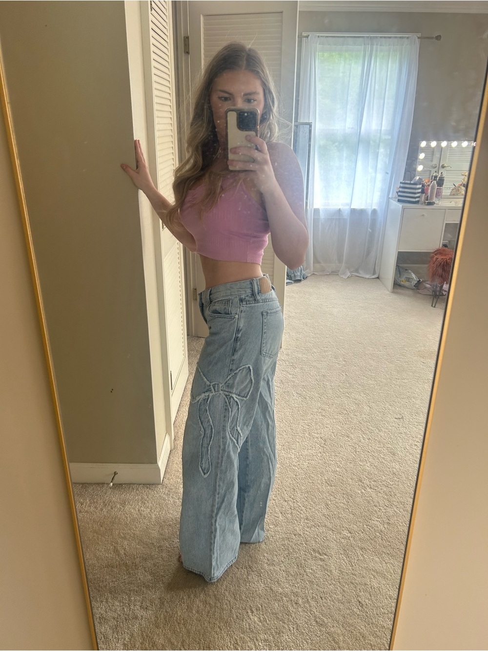 PacSun Light Blue Straight Leg Jeans - Picture 2 of 3